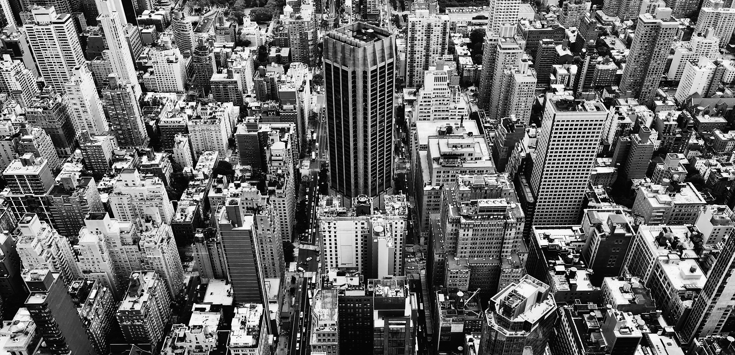 Midtown New York aerial photo