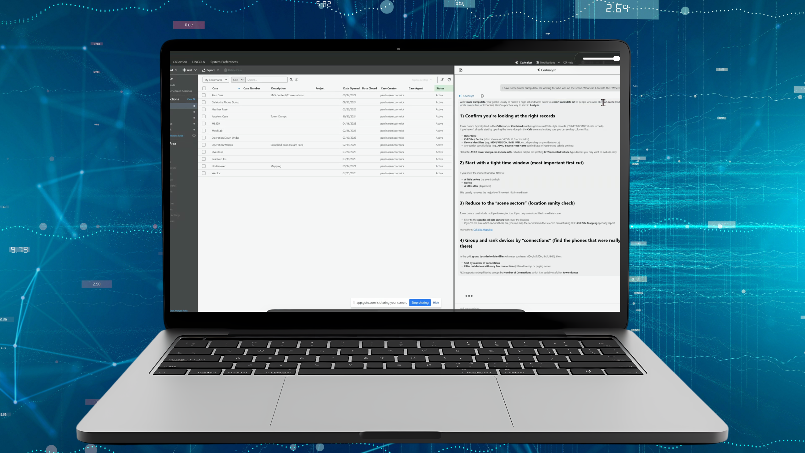 CoAnalyst in PLX: Practical GenAI for Investigators